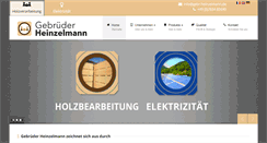 Desktop Screenshot of gebr-heinzelmann.com